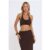 Golden Sands Halter Top Brown