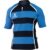 Gilbert Rugby Gilbert XACT Hoops Match Shirt – Junior – Size: Age 12 – 13 – Light Sky / Dark Navy