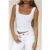 BASE Luxe Rib Thick Strap Tank Top Ivory