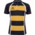 Gilbert Rugby Gilbert XACT Hoops Match Shirt – Senior – Size: S – Black / Amber