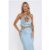 Dreambound Satin Halter Top Blue