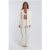 Stylish Structure Tailored Pants Cream