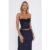 Warm As Honey Strapless Top Navy