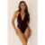 Slay The Party Halter Bodysuit Brown