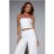 Luxe Life Vibes Strapless Top White