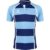 Gilbert Rugby Gilbert XACT Hoops Match Shirt – Senior – Size: XS – Light Sky / Navy