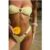 Sundrenched Petals Swim Top Yellow