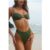 Island Aura Swim Top Khaki
