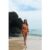 Island Aura Swim Top Orange