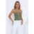 In the Sunlight Strapless Top Khaki