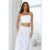 Ocean Air Oasis Crop Top White