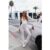 BASE Contour Ballerina Wrap Long Sleeve Crop Top White