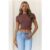 BASE Contour Ready Set Short Sleeve T-Shirt Chocolate