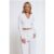 BASE Form Luxe Knit Collared Long Sleeve Top White