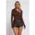 BASE Form Luxe Knit Worn Well Long Sleeve Top Chocolate