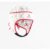 Gilbert Rugby Gilbert Air Headguard – Size: Small – White/Red