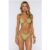 Afterglow Island Bikini Top Lime Green