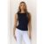 BASE Contour Boatneck Top Black