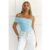 BASE Contour Daily Edge One Shoulder Top Blue