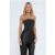 Pop Of Pretty Strapless Corset Top Black