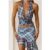 Chase The Night Halter Top Blue
