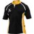 Gilbert Rugby Gilbert XACT Two Tone Match Shirt – Junior – Size: Age 12 – 13 – Black / Amber