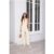 Linear Mood High Rise Straight Leg Tailored Pants Lemon
