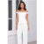 Frame It Tailored Off Shoulder Top White