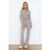 BASE Off Duty Model Straight Knit Pants Grey
