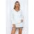 When In London Cable Knit Sweater White