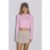 The Exclusive Cable Knit Rose Sweater Pink