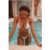 Floral Tides Swim Top White Floral