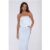 Literally Me Satin Strapless Corset Blue