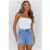 BASE Longline Strapless Bandeau Top White