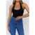 BASE Contour Going Viral Halter Top Black