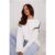 Warm Cottage Knit Sweater White