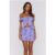Into The Floral Off Shoulder Top Lilac