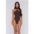Twilight Spritz Halter Bodysuit Chocolate