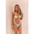 Honey Haven Strapless Bikini Top Meadow Muse Print