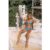 HELLO MOLLY Coastal Purist Swim Top Blue